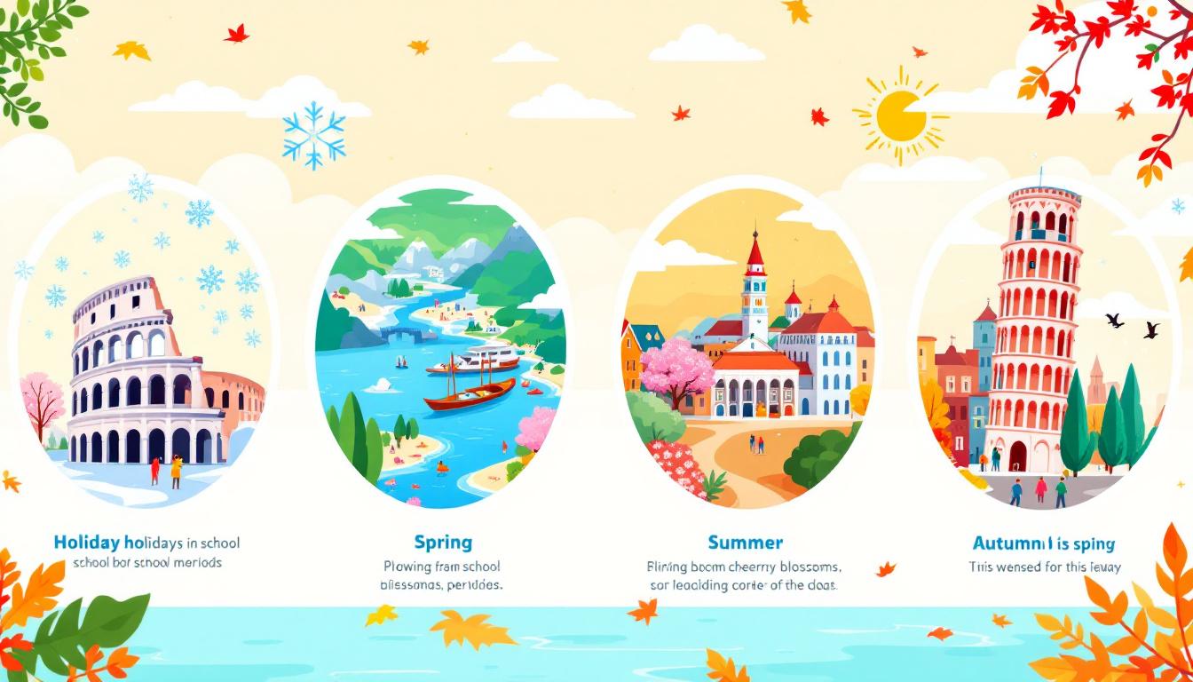 découvrez les périodes de congé scolaire en italie et organisez au mieux les vacances des élèves grâce à notre aperçu complet des calendriers scolaires italiens.