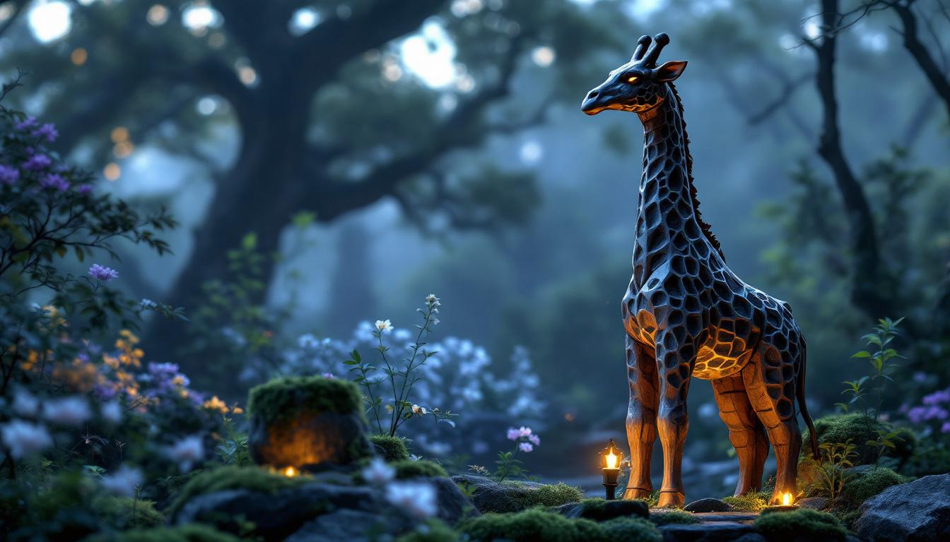 explorez la symbolique spirituelle de la girafe et découvrez les messages profonds qu'elle transmet sur l'âme et la sagesse intérieure.
