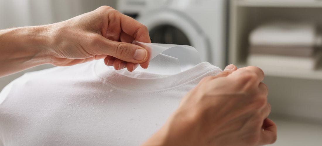 apprenez comment enlever facilement une décalcomanie ou un flocage pour retirer un transfert sur vos vêtements sans les abîmer.